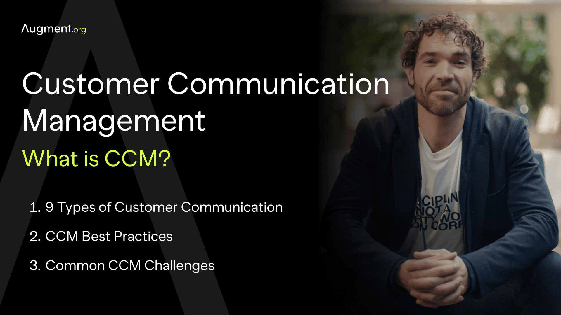 Customer Communication Management What is CCM?